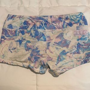 Fleo Swirl Marbled Shorts
